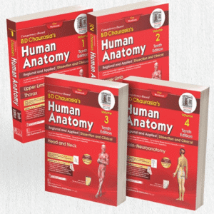 B.D Chaurasia’s Human Anatomy 8th 4 Vol Set