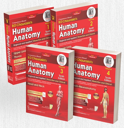 B.D Chaurasias Human Anatomy 8th 4 Vol Set min 1