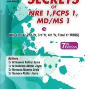 Joyia Series Secrets Of NRE 1 FCPS 1 MD MS 1 7th Edition