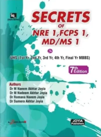 Joyia Series Secrets Of NRE 1 FCPS 1 MD MS 1 7th Edition