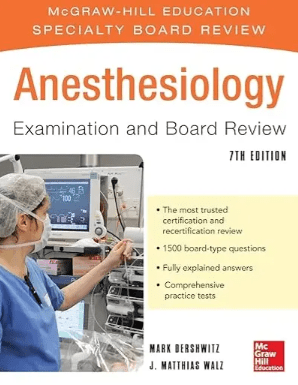Anesthesiology Examination and Board Review