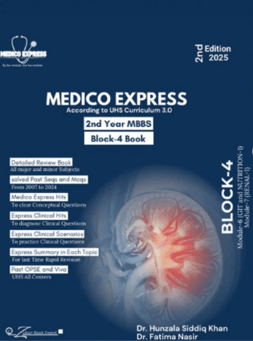 Medico Express Block-4 Book for 2nd Year MBBS