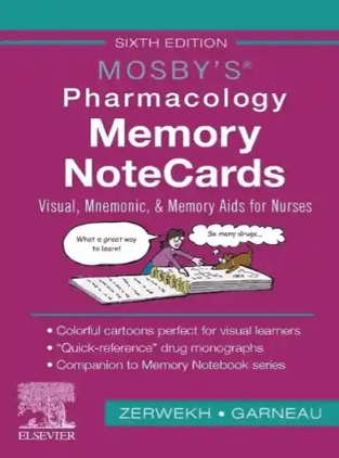 Mosby’s Pharmacology Memory NoteCards
