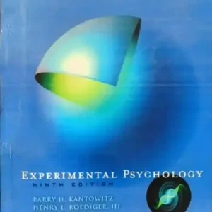 Experimental Psychology 9th Edition by Barry H. Kantowitz