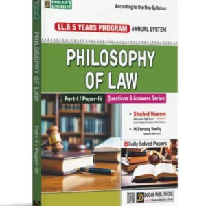 LLB Part 1 Philosophy of Law ( 5 Years Program)