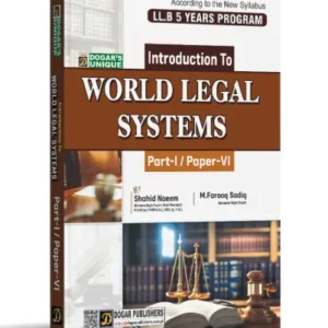 World Legal System LLB Part 1 (5 Years Program)