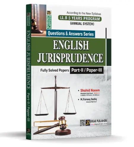 LLB Part 2 English Jurisprudence (5 Years Program)
