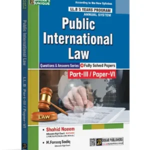 LLB Part 3 Public International Law (5 Years Program)